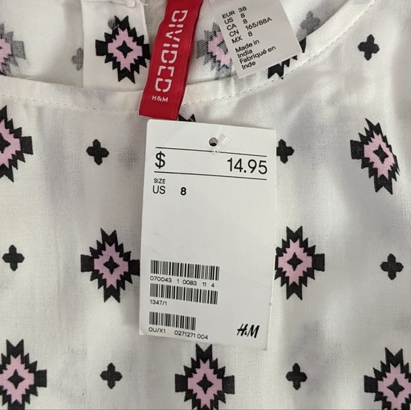 H&M Brand Divided Summer Dress- Size 8 - Picture 2 of 4